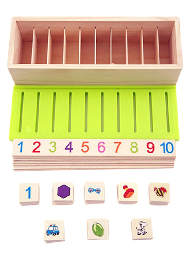 Wooden Creature Sorting Math Intelligence Learning Toy YPZ1974