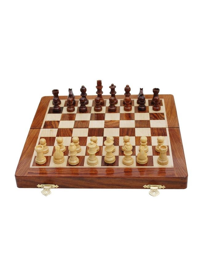 Wooden Delux Magnetic Chess Set BC0903 10inch