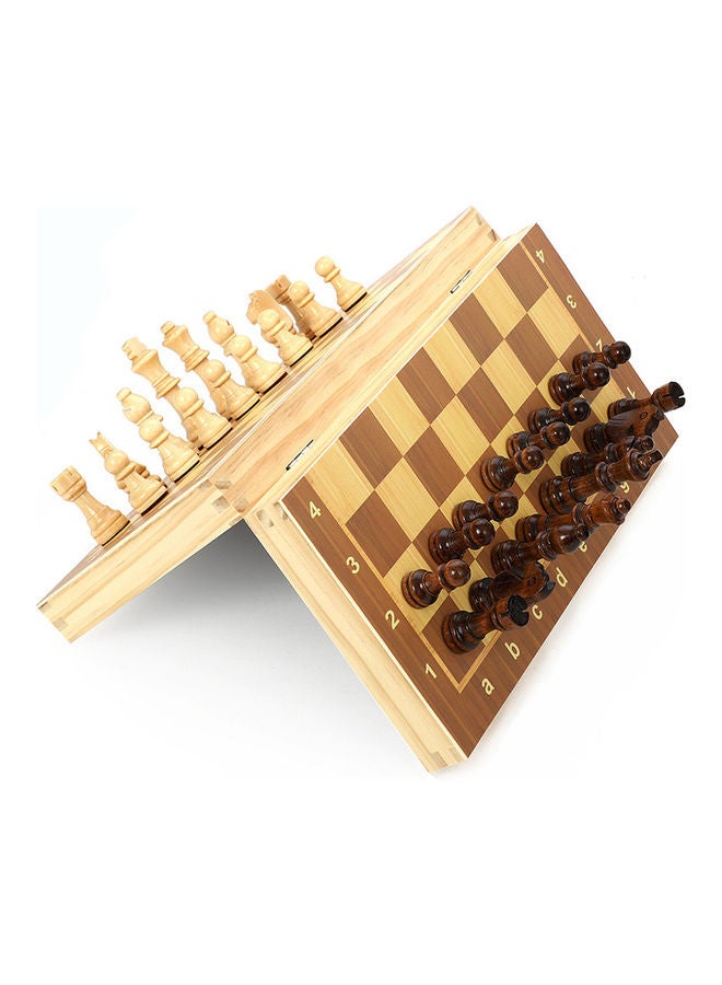 Foldable Magnetics Log Chess