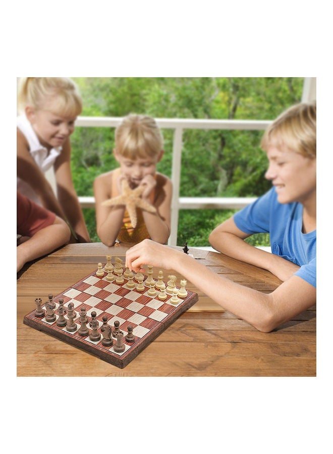 Folding Plastic Chessboard with Storage Bag