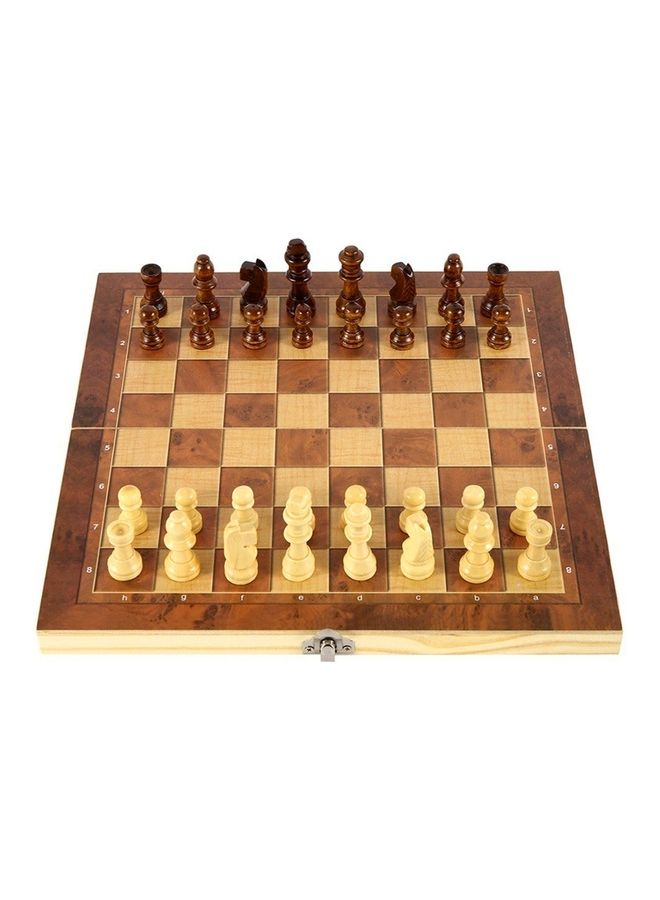 3 in 1 Chess Checkers Backgammon Set 39 X 39cm