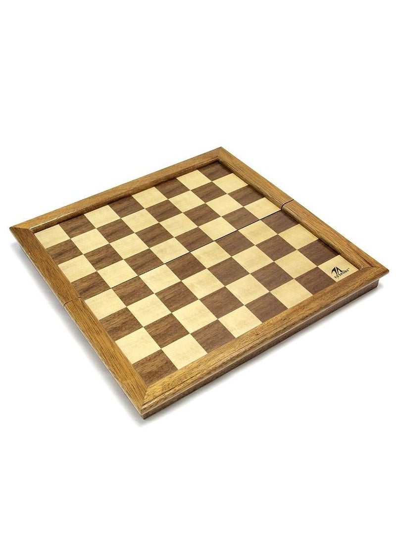 Wooden Chess Set Portable Folding Board Game