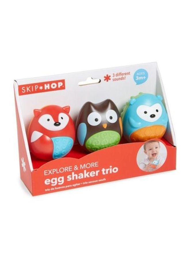 Explore And More Egg Shaker Trio 6x5x7cm