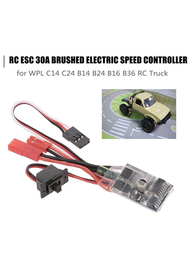 RC ESC 30A Brushed Electric Speed Controller