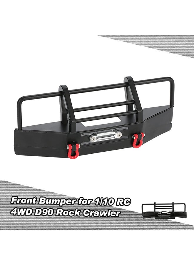 Metal Front Bumper For 1/10 RC 4WD D90 Rock Crawler