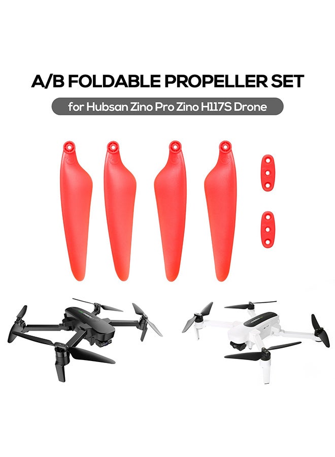 A/B Foldable Propeller Set For For Hubsan Zino Pro Zino H117S Drone