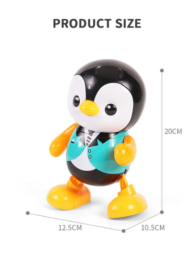 Penguin Dancing and Singing Musical Toys for Toddlers, Infant and Baby Educational Learning Toys Moving Walking Dancing Toys with Music and Lights Gifts for Kids