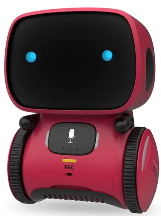 Kid Intelligent Robot Toys Voice Touch Control, Children Smart Robotic Toys for Girls, Toys Age 3-9 Year Old Birthday Girls Boys- Dance Sing Walk, Recorder Speak Like You