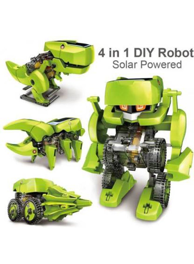 4-In-1 Transforming Solar Powered Robot Kit 24x18.5x6.5cm 24x18.5x6.5cm