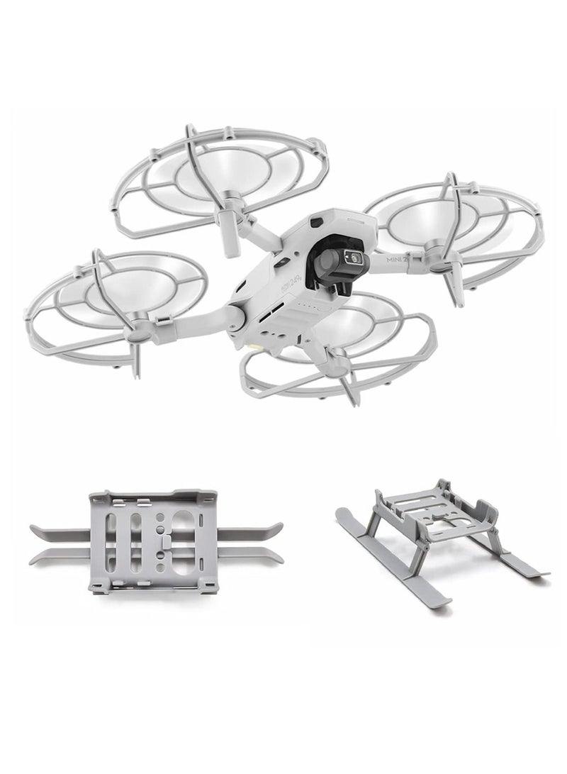Propeller Guards and Foldable Landing Gear Extension Legs for DJI Mavic Mini 2 / SE, Drone Accessories Compatible with DJI Mini 2, for DJI Mini SE, for Mavic Mini Drone Cover Accessories