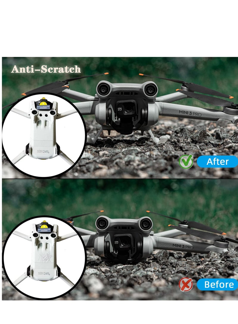 Suitable for DJI Mini 3 Pro Landing Gear Foldable Height Extension Legs Drop and Scratch Resistant Protection Drone Accessories Tripod Head Cushion Training Frame