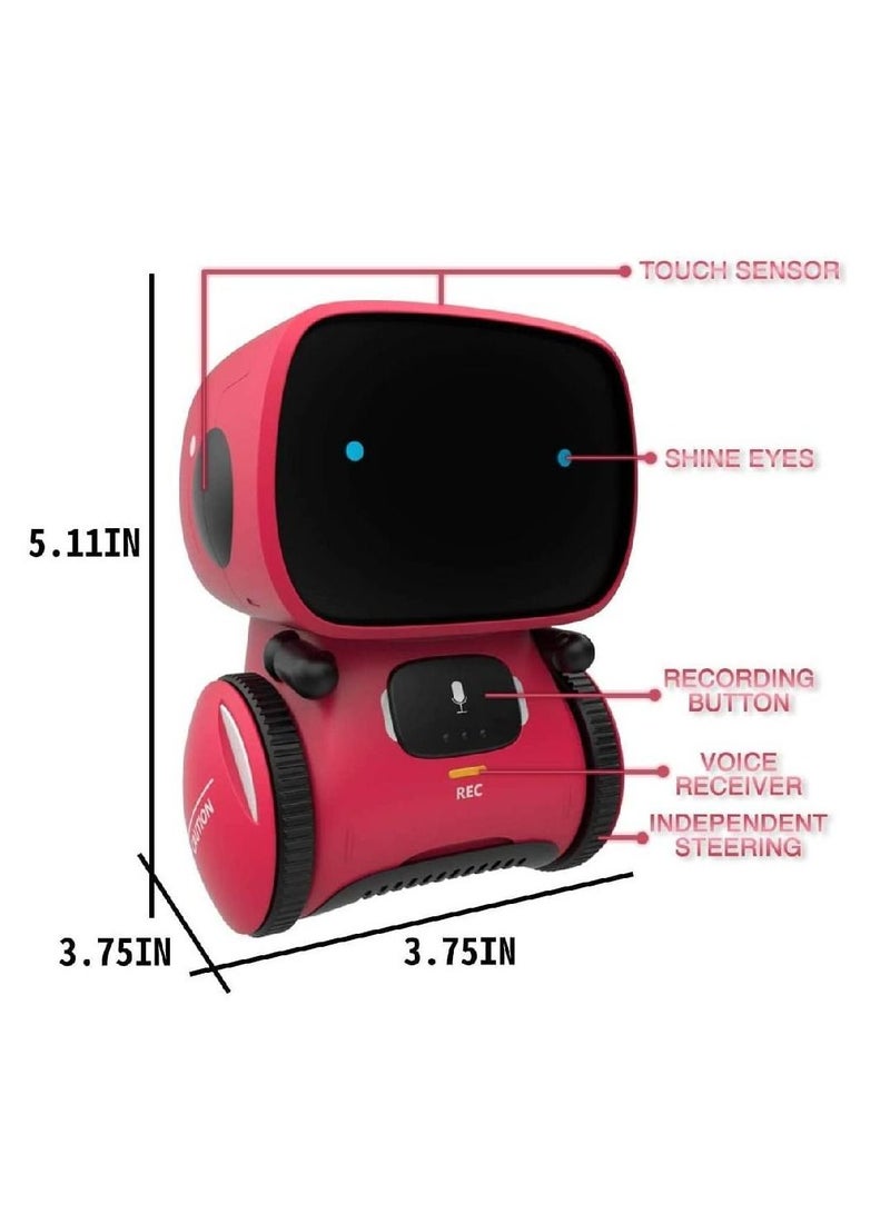 Kids Robot Toy, Smart Talking Robots, Gift for Boys and Girls Age 3+, Intelligent Partner and Teacher, with Voice Controlled and Touch Sensor, Singing, Dancing, Repeating