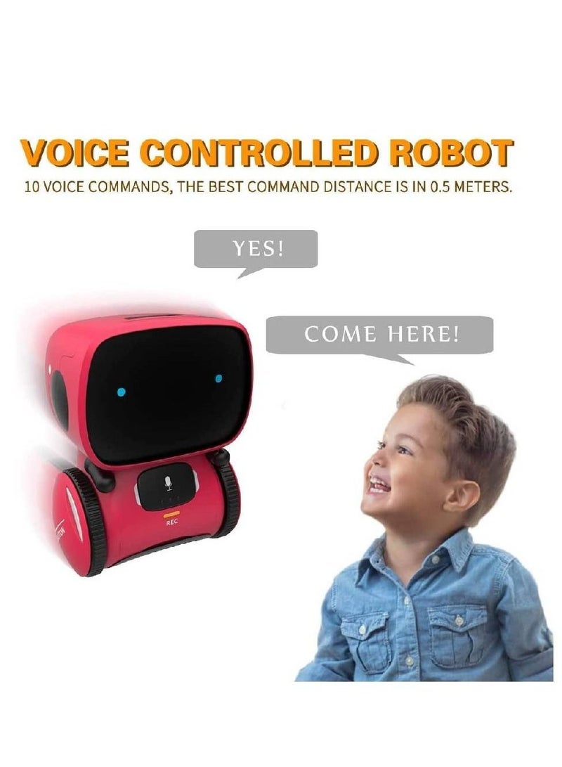 Kids Robot Toy, Smart Talking Robots, Gift for Boys and Girls Age 3+, Intelligent Partner and Teacher, with Voice Controlled and Touch Sensor, Singing, Dancing, Repeating