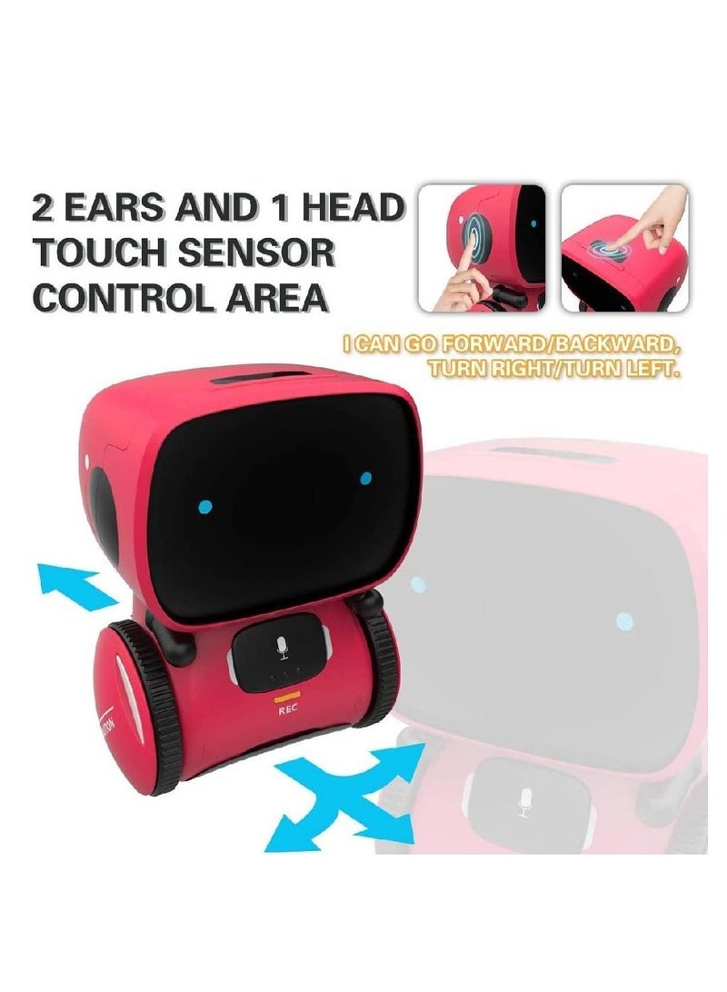 Kids Robot Toy, Smart Talking Robots, Gift for Boys and Girls Age 3+, Intelligent Partner and Teacher, with Voice Controlled and Touch Sensor, Singing, Dancing, Repeating