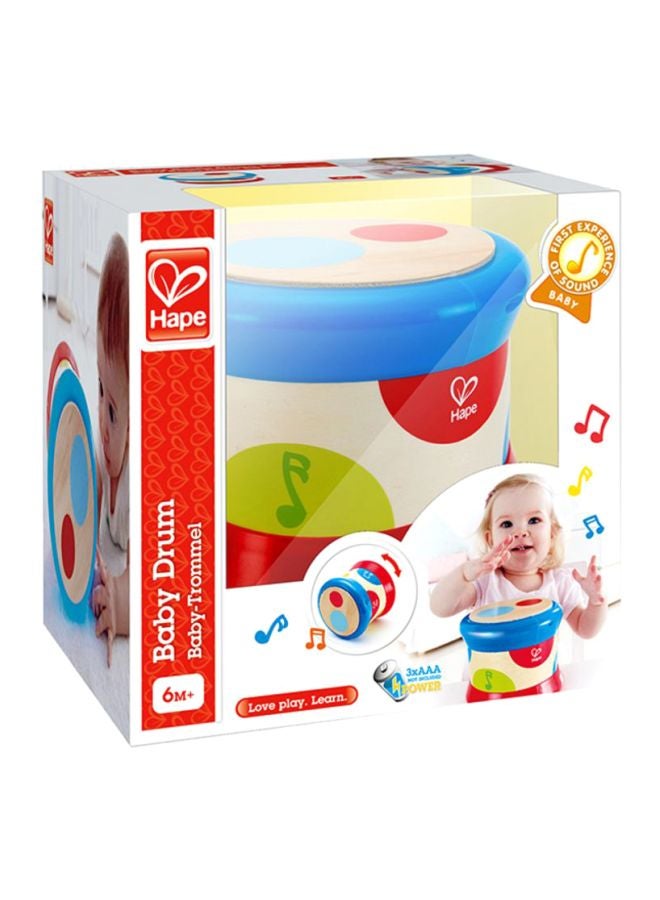 Wooden Early Melodies Baby Drum E0333