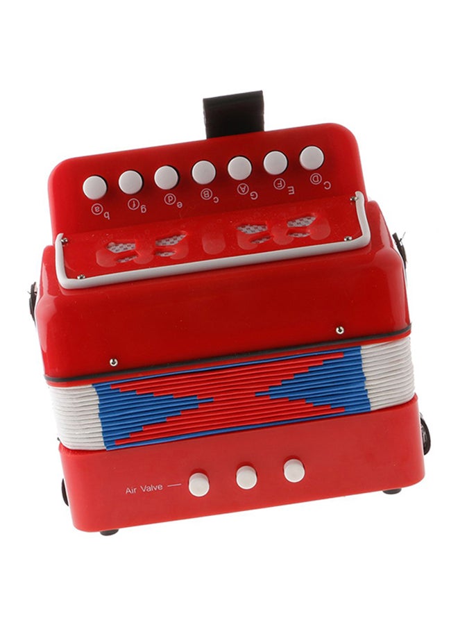 7 Keys Kids Button Accordion Musical Instrument