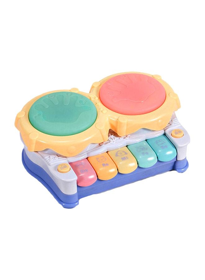 Hand Beat Drum With Electronic Piano Toy 21.5x7.5x15.5cm