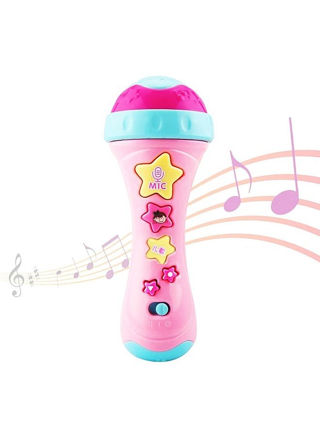 Boys And Girls Karaoke Microphone With Long Recording And Sound Changing Function Early Education Music Toy