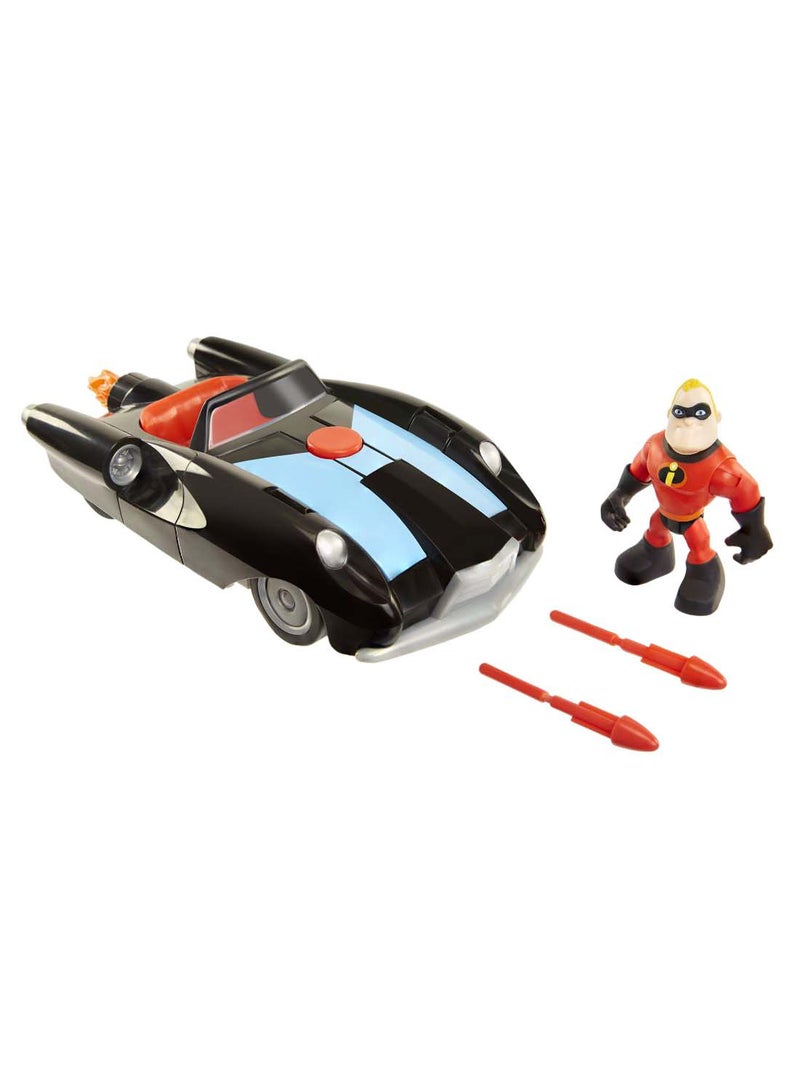 Incredible Car With Super Action Figure Toy Multicolour