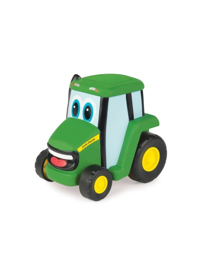 Johnny Push N Roll Tractor Multicolour