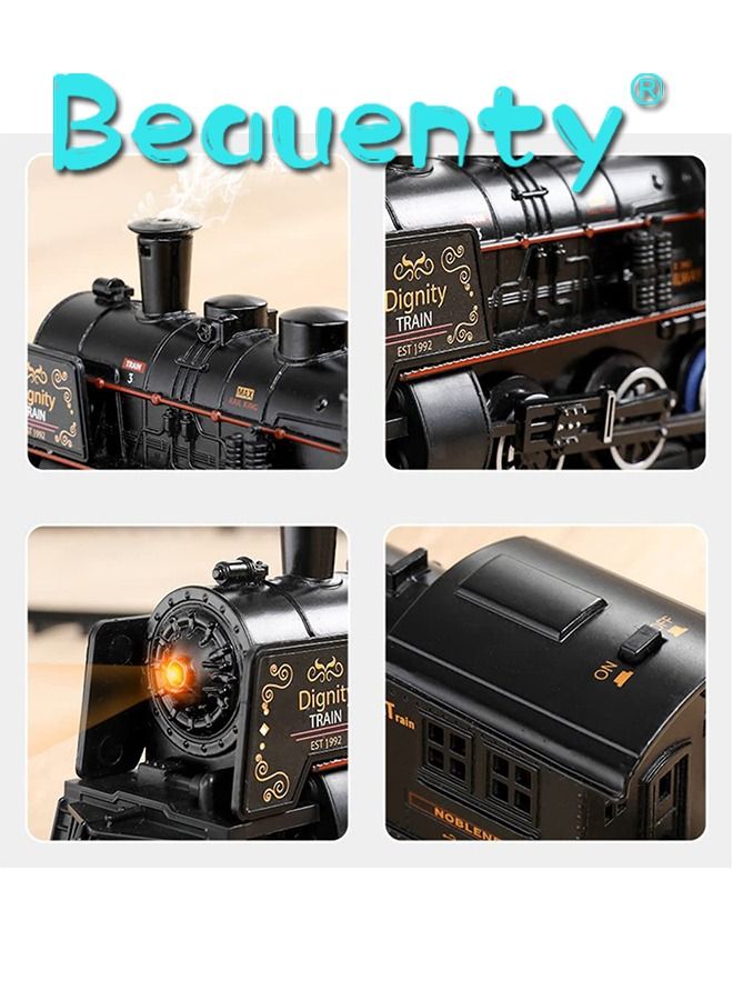 Electric Track Train With Lights And Sound Set For Kids