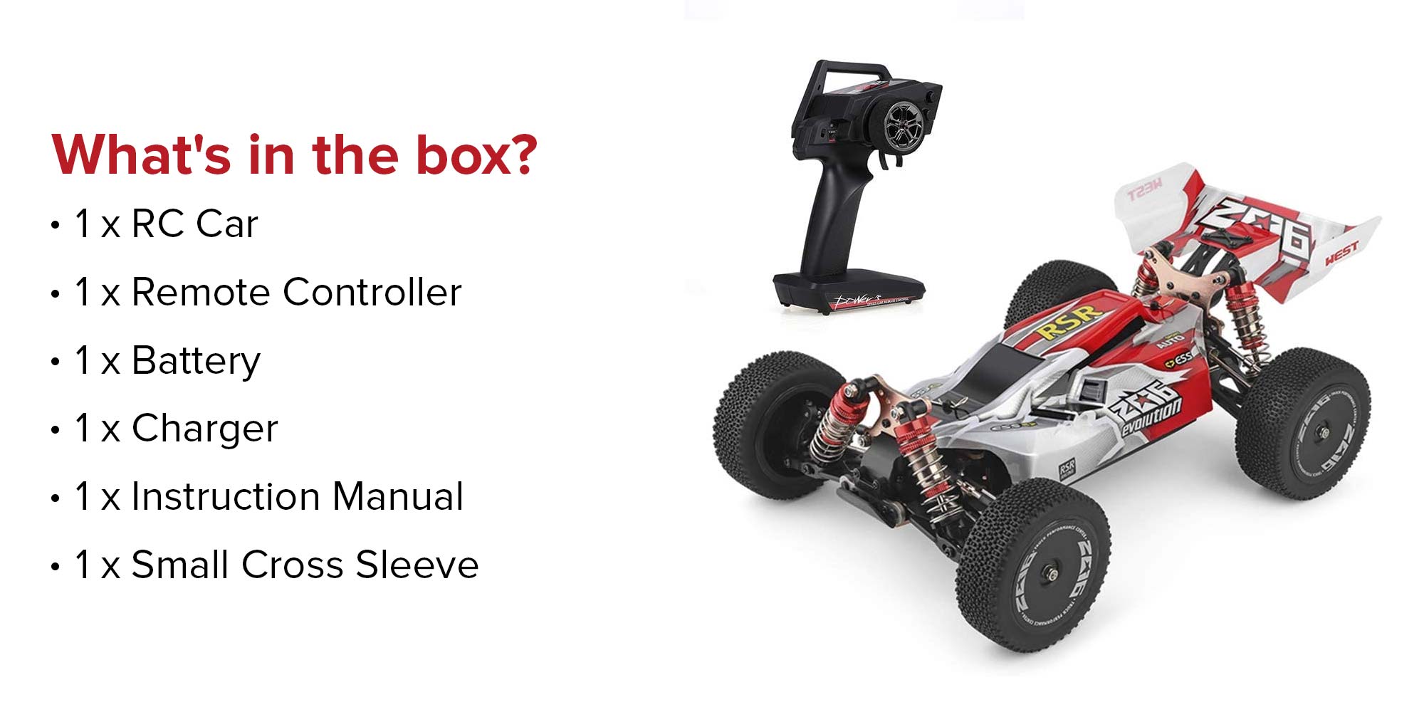 1:14 1500mAh Durable XKS Off-Road Electric Remote Control Drift Car For Kids