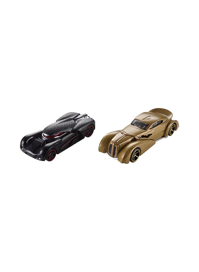2-Piece Star Wars Snoke And Kylo Ren Vehicle Set 6.4x20.3x16.5cm