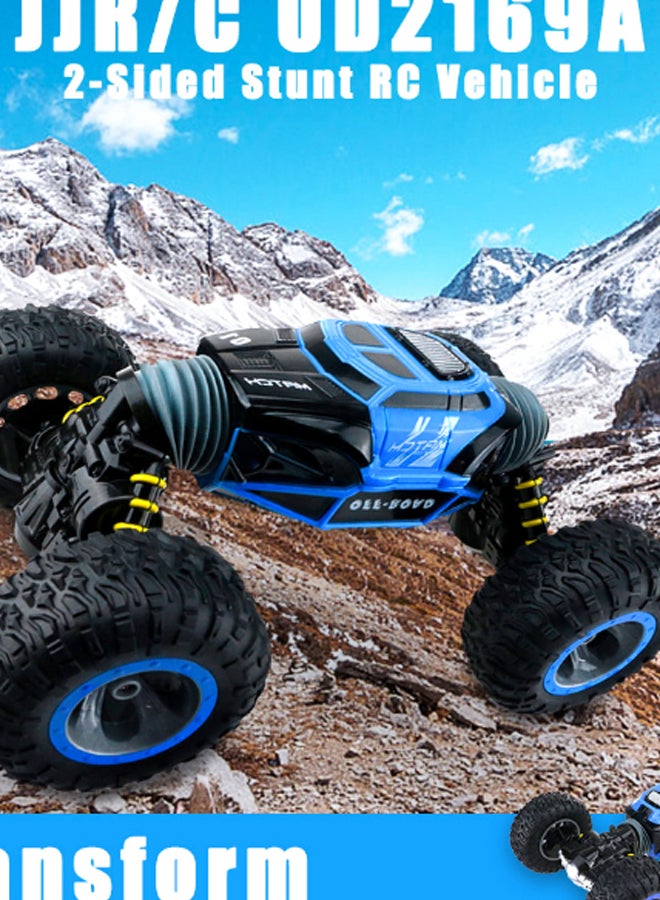 Double Sided Monster Rock Crawler Off-Road Stunt Car With Remote 41 x 10.5cm