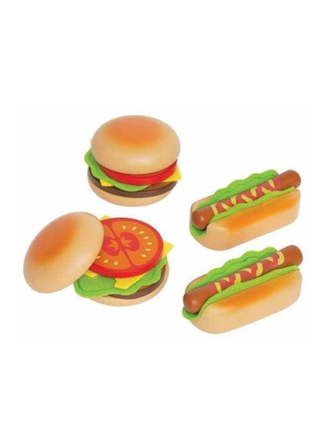 Hamburgers And Hotdogs Playset E3112 7.8x3.9x10.1inch