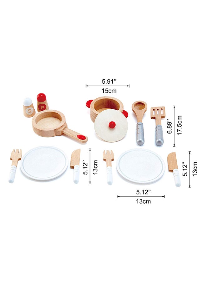 13-Piece Cook And Serve Set