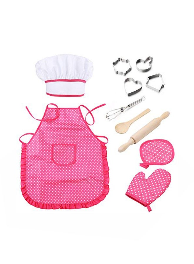 11-Piece Cooking and Baking Set Chef Kitchen Costume Set