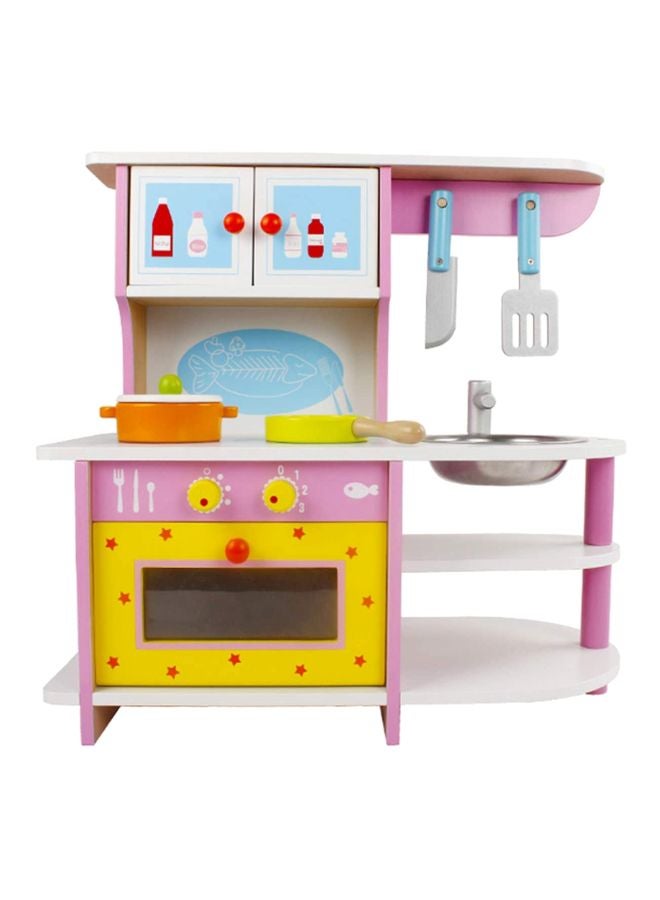 Wooden Kitchen Play Set