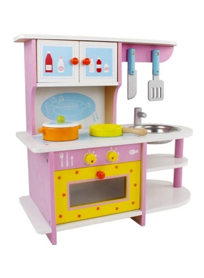 Wooden Kitchen Play Set