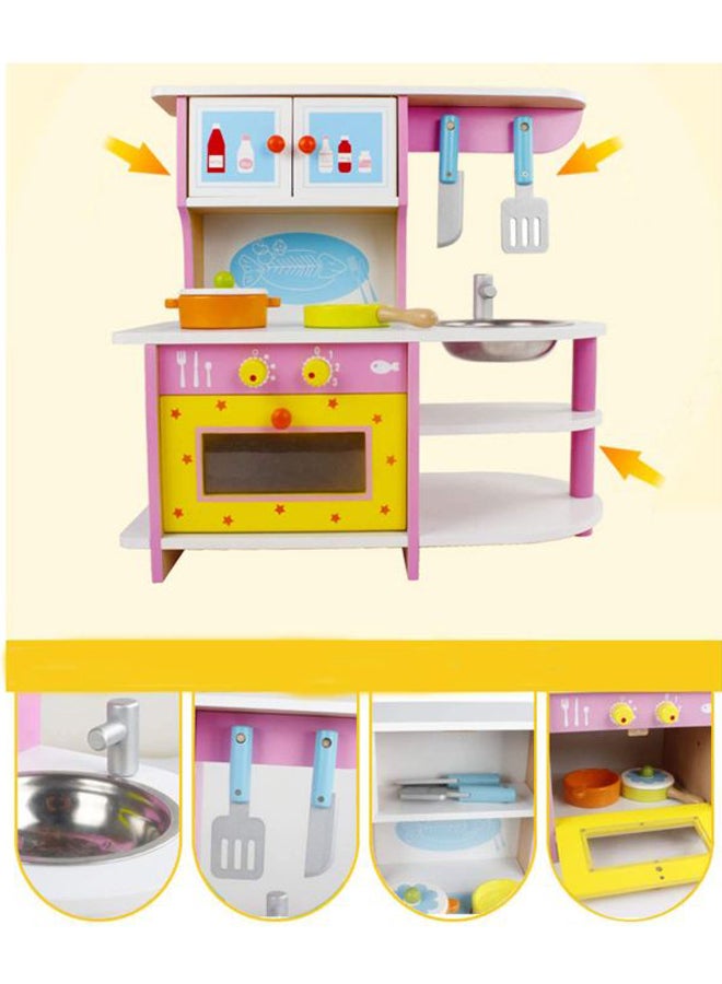 Wooden Kitchen Play Set