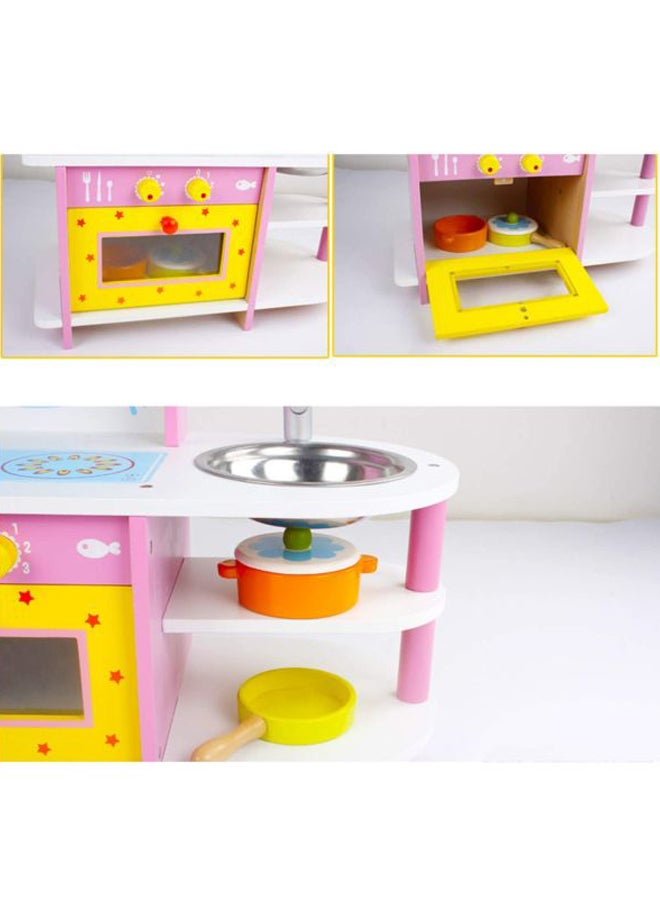 Wooden Kitchen Play Set