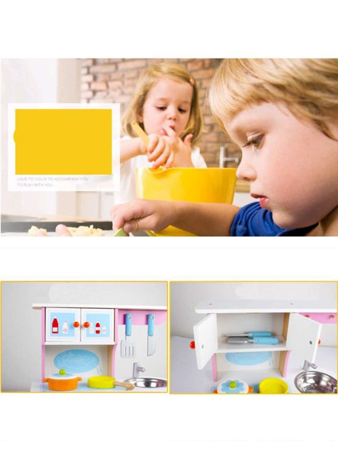 Wooden Kitchen Play Set