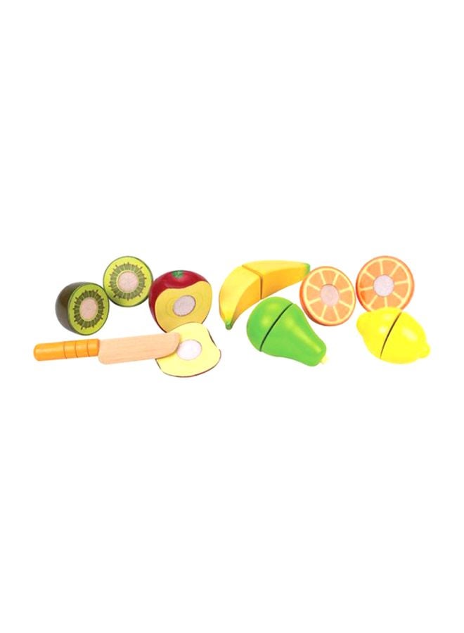 13-Piece Fresh Fruit Cutting With Knife Play Set