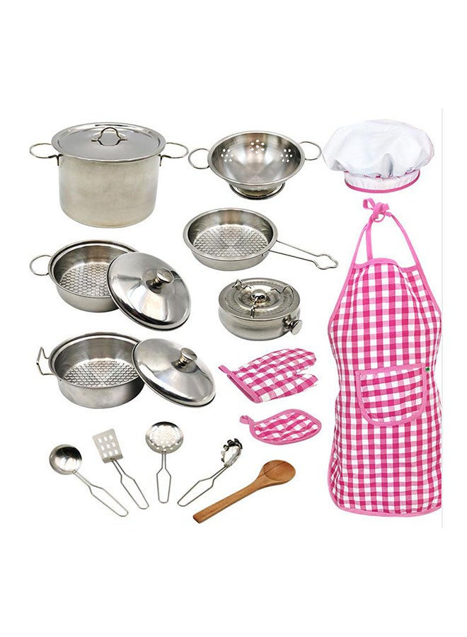 18-Piece Cooking and Baking Play Set 20.5 x 25.5 x 7cm