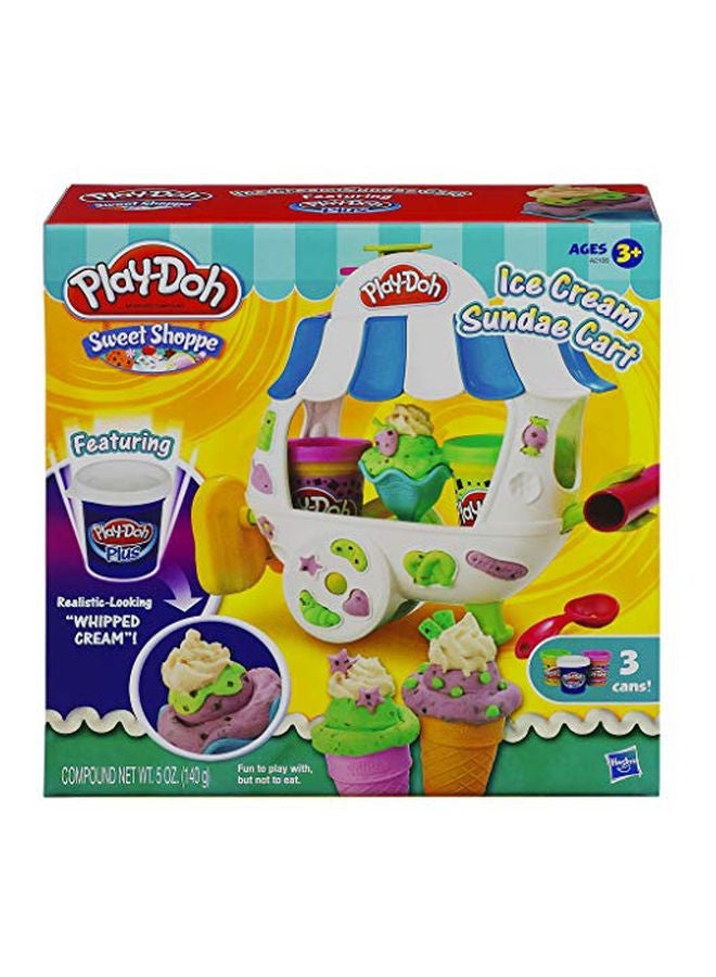 Ice Cream Sundae Cart Playset 10.8x22.91x22.91inch