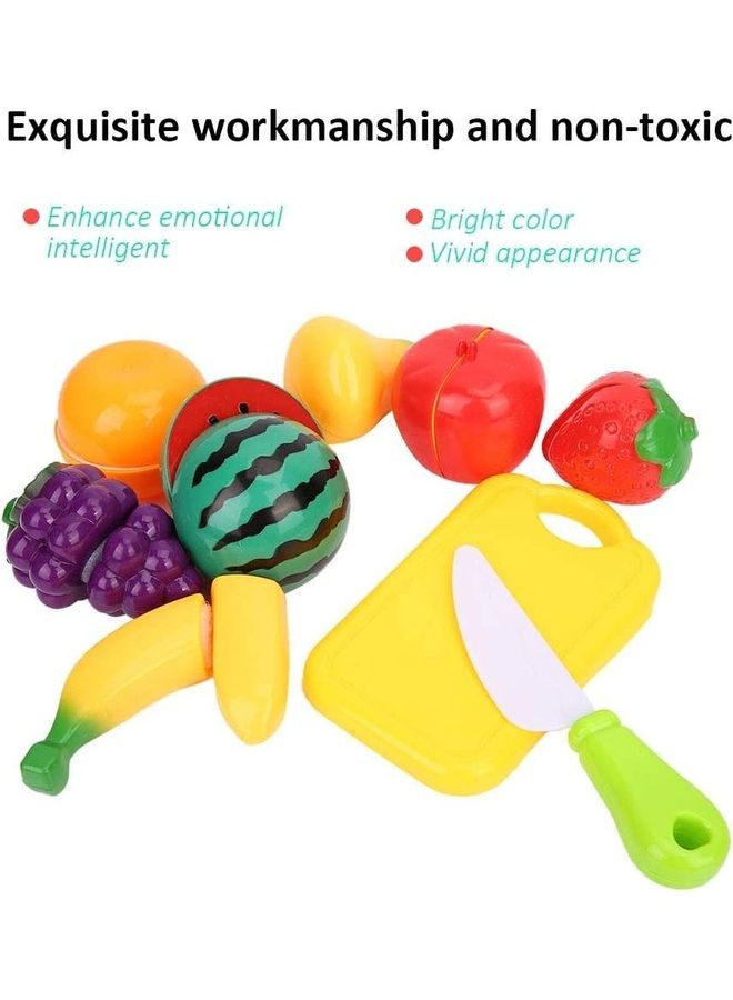 9-Piece Fruits And Vegetables Cutting Toys