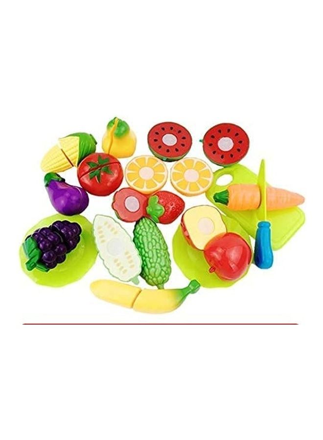 16-Piece Fruits And Vegetables Cutting Toys