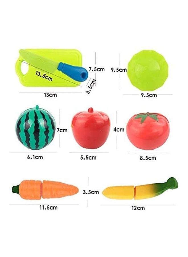 16-Piece Fruits And Vegetables Cutting Toys