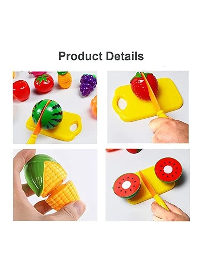 16-Piece Fruits And Vegetables Cutting Toys