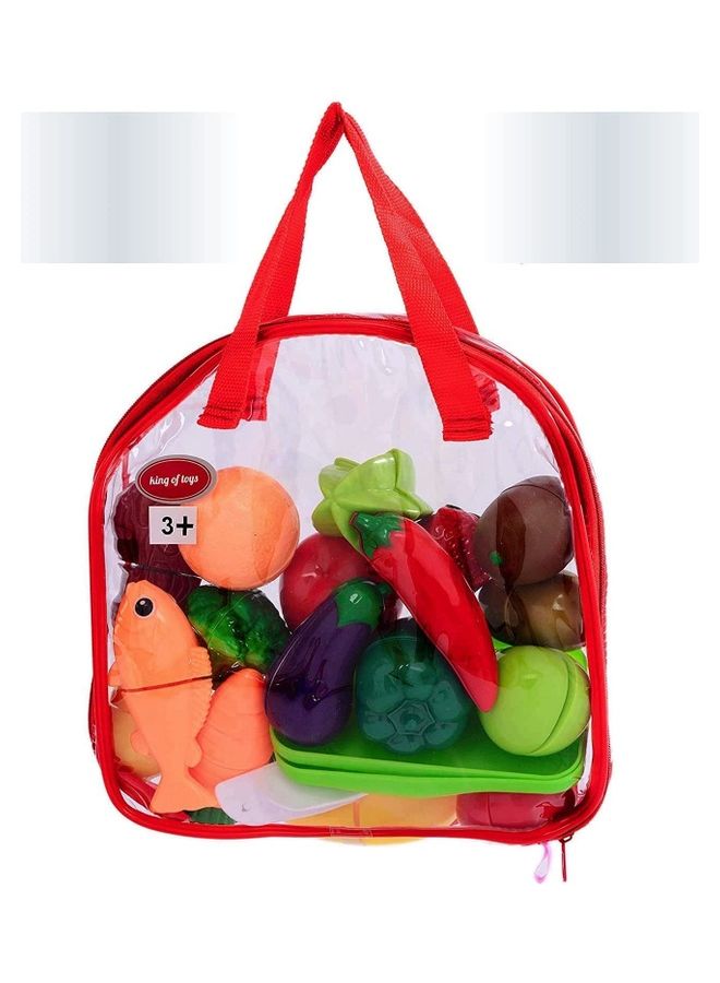 16-Piece Fruits And Vegetables Cutting Toys