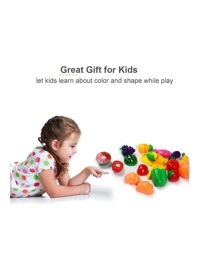 16-Piece Fruits And Vegetables Cutting Toys