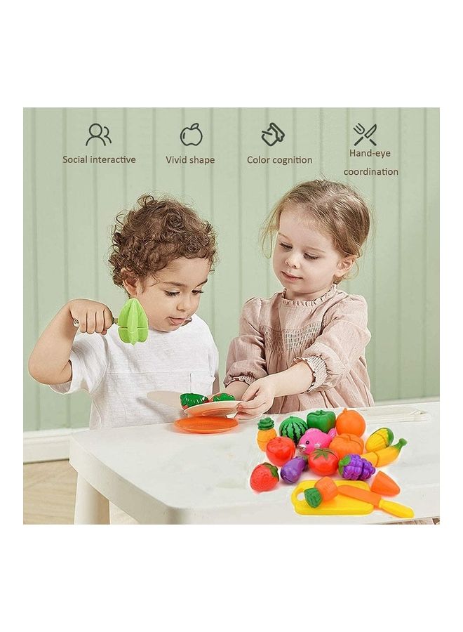 16-Piece Fruits And Vegetables Cutting Toys