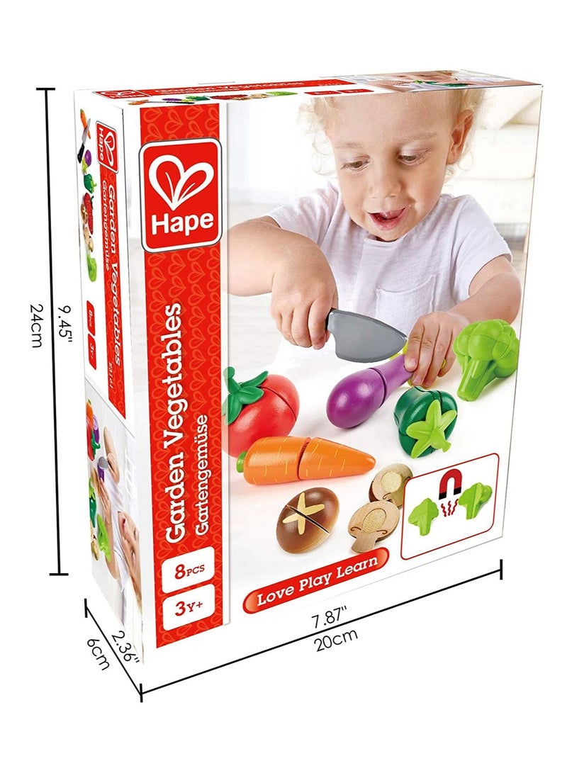 Hape Wooden Garden Vegetables Cooking Accessories