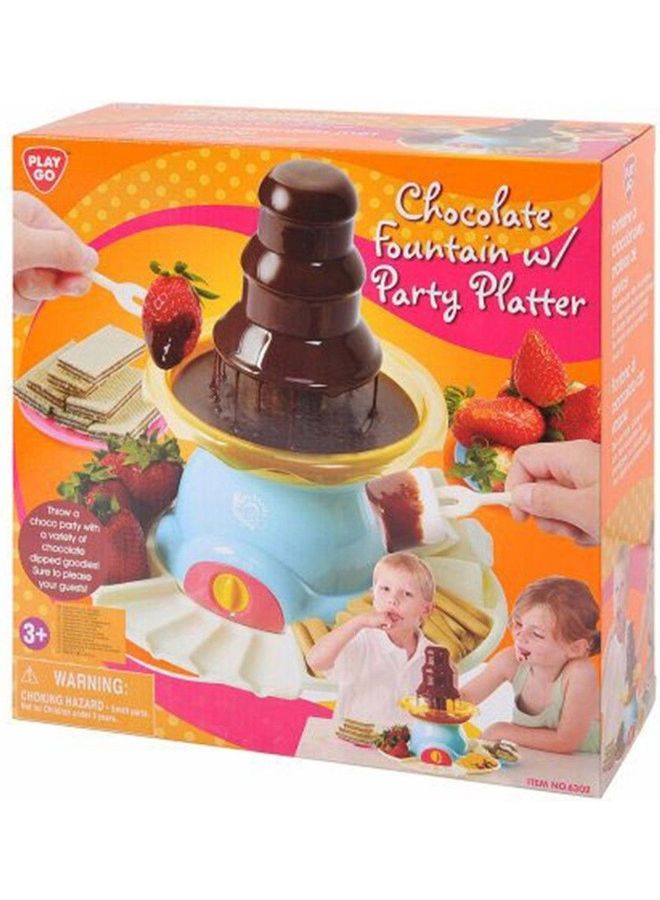 Chocolate Fountain With Party Platter