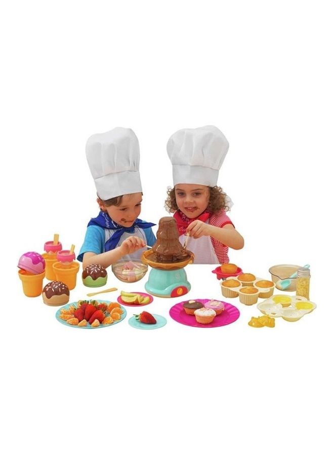 Chocolate Fountain With Party Platter