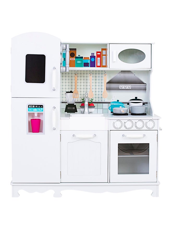 Stylish Modular Kitchen Set And Role Play Wooden Kitchen 95x30x103cm